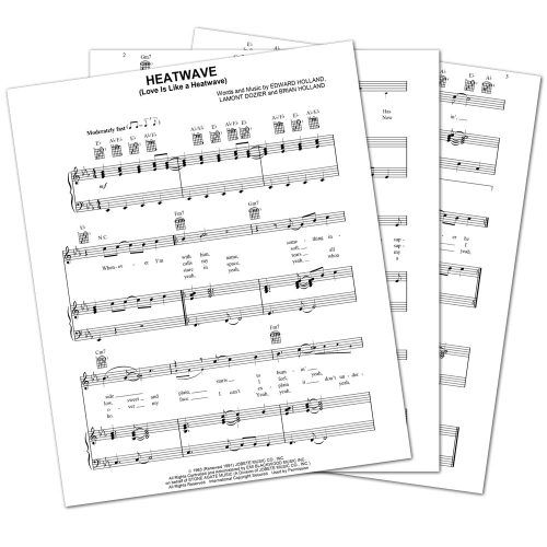 Sheet Music Archives - Martha Reeves